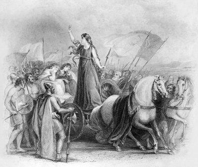 Boudica / Boadicea de Unbekannter Künstler