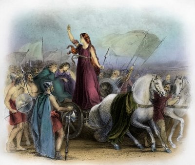 Boudica / Boadicea de Unbekannter Künstler