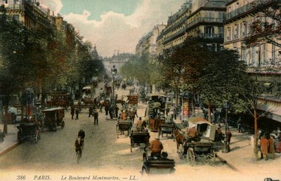 Boulevard Montmartre, París de Unbekannter Künstler
