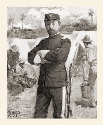 General de brigada Frederick Funston de los Voluntarios de Kansas 20 justo después de su ascenso por valentía Frederick N. Funston de Unbekannt