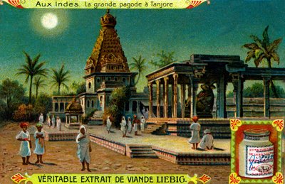 Templo Brihadeeswarar en Thanjavur, India. de Unbekannter Künstler