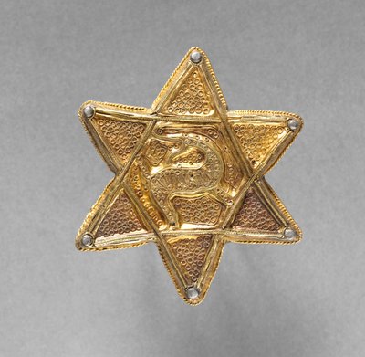 Broche en forma de estrella de seis puntas, finales del 700-principios del 800 de Unbekannt