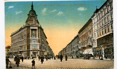 Budapest - Avenida Andrassy de Unbekannter Künstler