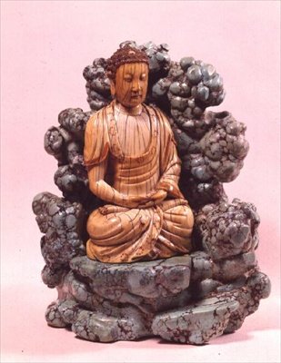 Buda en un trono de matriz turquesa, Dinastía Ming de Unbekannt