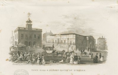 Burslem - Ayuntamiento y Mercado de Unbekannt