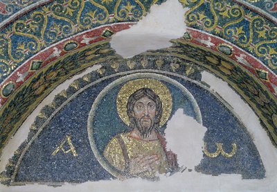 Busto de Cristo, luneto, siglo V-VI de Unbekannt