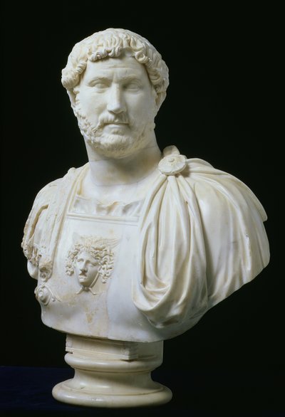 Busto del Emperador Adriano (Publius Aelius Hadrianus) (76-138), c.130 d.C. de Unbekannt