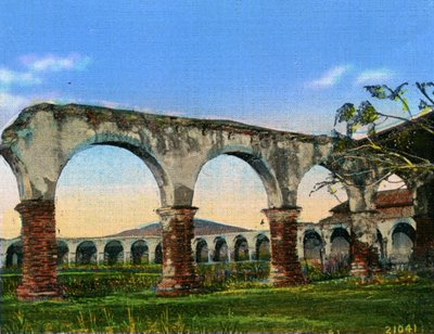 California: Arcos de la Misión de San Juan Capistrano de Unbekannter Künstler