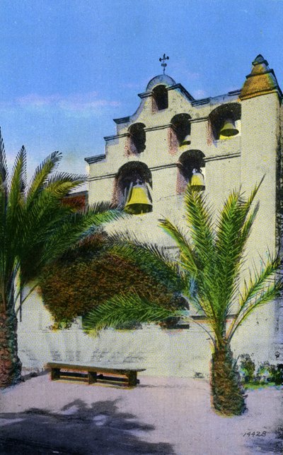 California: Campanas de la Misión de San Gabriel, San Gabriel de Unbekannter Künstler