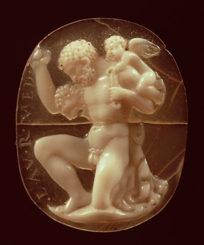 Camafeo de Hércules conquistado por Cupido de Unbekannt