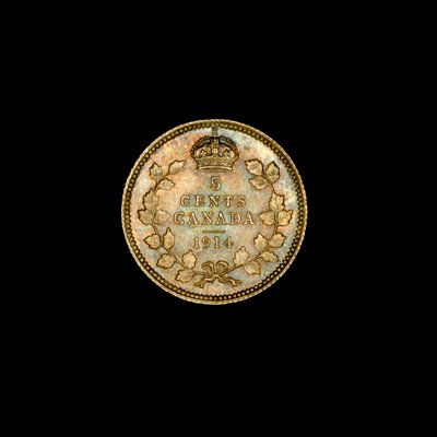 Moneda canadiense de 5 céntimos de Unbekannter Künstler
