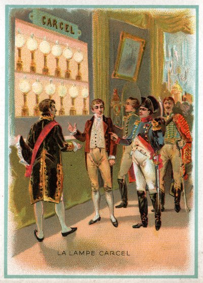 Lámpara Carcel. (litografía, hacia 1900) de Unbekannter Künstler