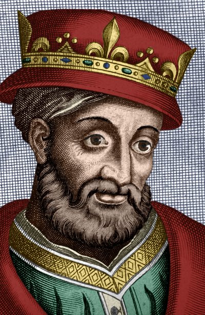 Cariberto I (521-567) Rey de París en 561-567 (merovingio), hijo de Clotaire I de Unbekannter Künstler