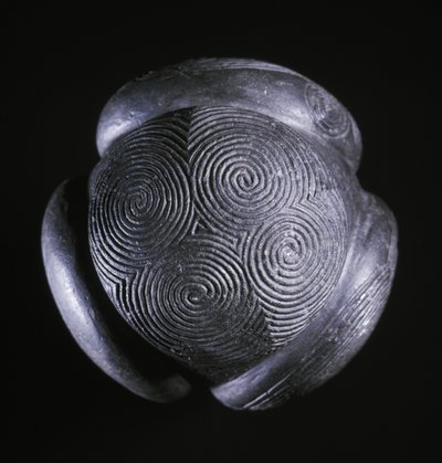 Bola tallada de Glass Hill, Towie, Aberdeenshire, Neolítico, c. 3000 a.C. de Unbekannt