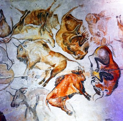 Pinturas rupestres encontradas en la Cueva de Altamira (foto) de Unbekannter Künstler