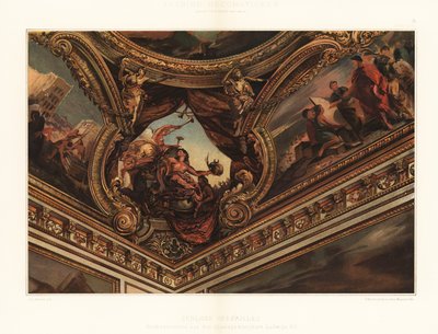 Pintura del techo del Palacio de Versalles de Unbekannter Künstler
