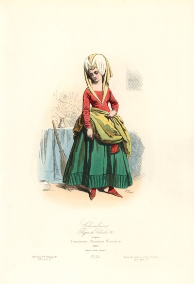 Camarera, reinado de Carlos VII de Unbekannter Künstler