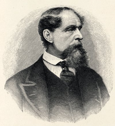 Charles Dickens - retrato de Unbekannter Künstler