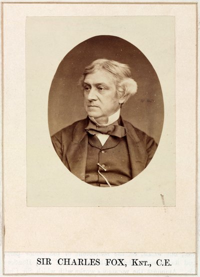 Charles Fox, ingeniero, c 1860s de Unbekannt