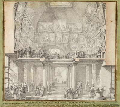 Charles de Wailly - Salón de París, 1789 lpdp 82552-1 de Unbekannter Künstler