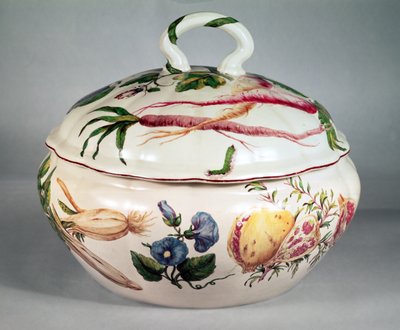 Sopera de Chelsea con decoración botánica, c.1753-57 de Unbekannt