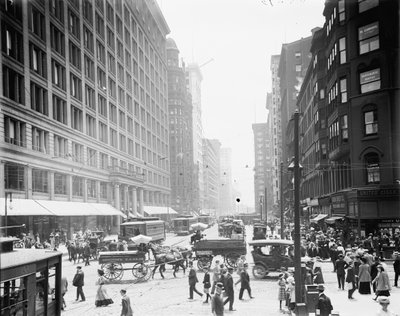 Chicago, Ill., State St. & Marshall Fields de Unbekannter Künstler