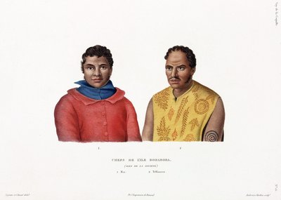 Jefes de la isla de Bora-Bora de Unbekannt