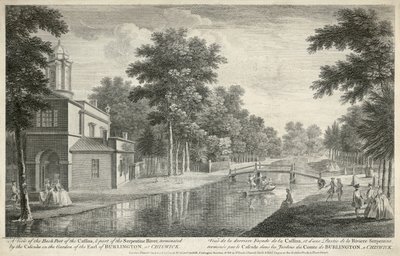 Chiswick House (grabado) de Unbekannter Künstler