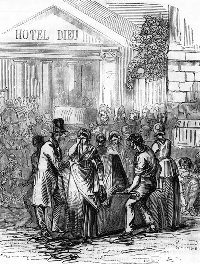 Epidemia de cólera de 1832 en Francia de Unbekannter Künstler