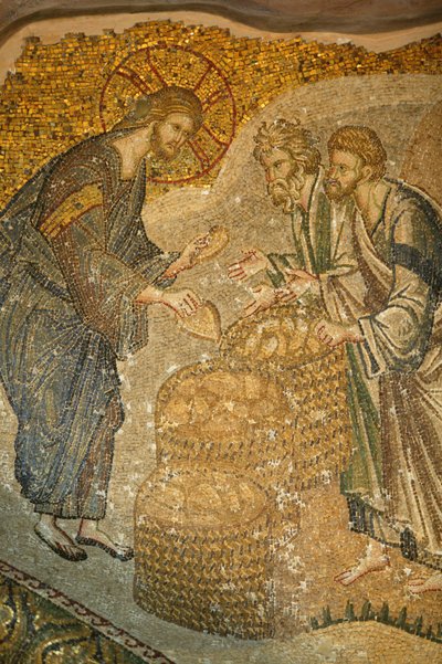 Iglesia de San Salvador de Chora. Jesús y el pan, Estambul, Turquía de Unbekannt