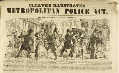 Ley ilustrada de la policía metropolitana de Cleave de Unbekannter Künstler