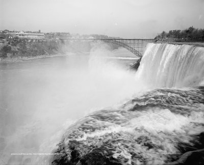 Clifton Hotel y American Falls, Niágara de Unbekannter Künstler