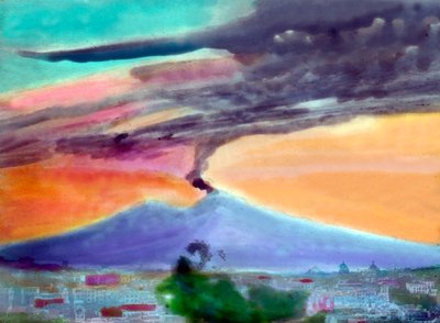 Nubes de polvo y ceniza de Unbekannter Künstler