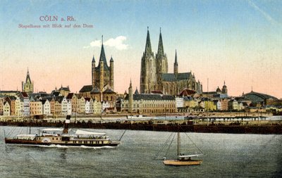 Colonia Alemania principios del siglo XX (postal) de Unbekannter Künstler