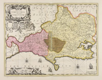 Comitatus Dorcestria vulgo anglice Comarca de Dorset de Unbekannter Künstler