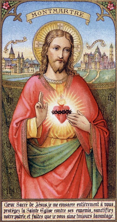 Consagración del género humano en el Sacre Coeur de Montmartre de Unbekannter Künstler