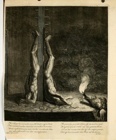 Cornelis Huyberts - Hermanos De Witt en el Groene Zoodje de La Haya (noche) endoodderdoorlugtig00hoev 0752 de Unbekannter Künstler