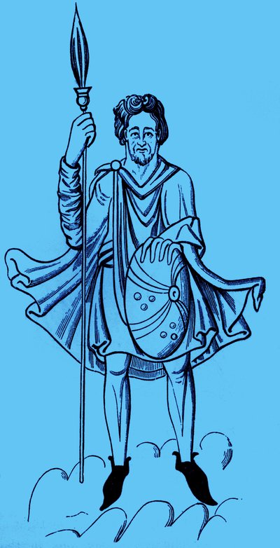 Trajes de soldados alemanes, siglos VI-XII de Unbekannter Künstler