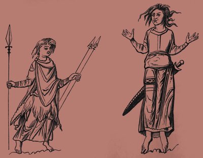Trajes de los francos, siglos IV-VIII de Unbekannter Künstler