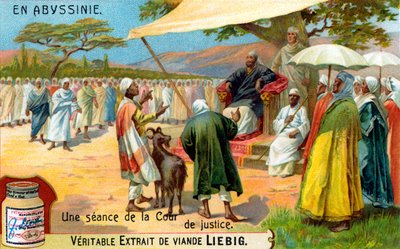Juicio en Etiopía - ilustración de Unbekannter Künstler