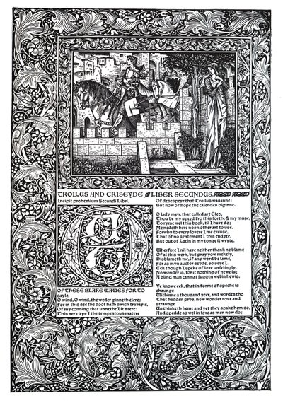 Poema decorativo por Geoffrey Chaucer de Unbekannt