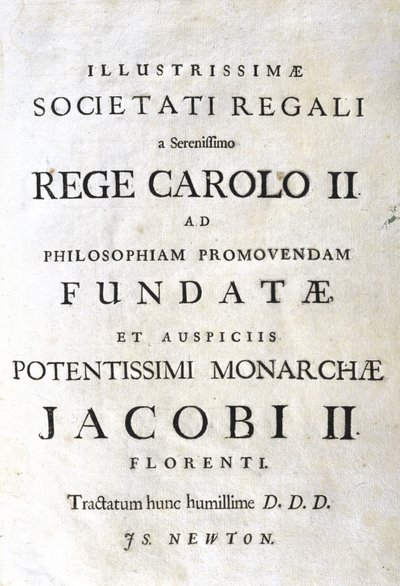Página de dedicación de los 