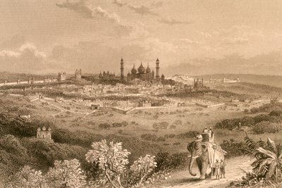 Delhi (grabado) de Unbekannter Künstler