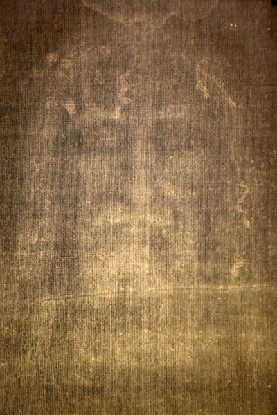 (detalle) Sudario de Turín en la iglesia Chiesa della SS Annunziata, Turín, Italia de Unbekannt