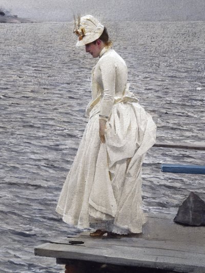Detalle de: Vacaciones de verano (1886, acuarela sobre papel). Estocolmo, colección privada. Anders Zorn (1860-1920) de Unbekannter Künstler
