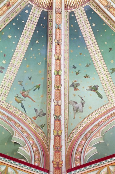 Detalle del techo, Castell Coch, Gales del Sur de Unbekannt