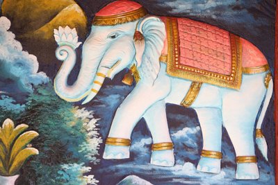 Elefante devoto, Siem Reap, Camboya de Unbekannt