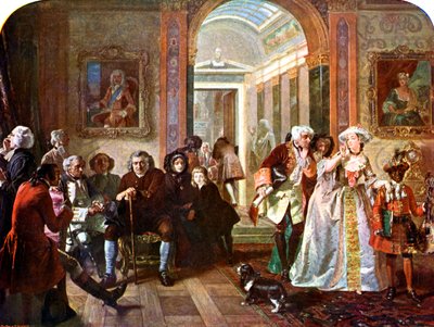 Doctor Johnson en la antesala de Lord Chesterfield de Unbekannter Künstler