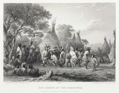 Danza del perro de los Dahcotas [sic], América del Norte de Unbekannt