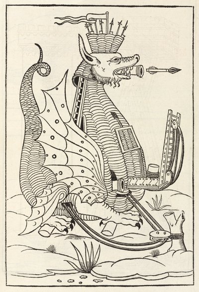 Máquina de guerra en forma de dragón de Unbekannt